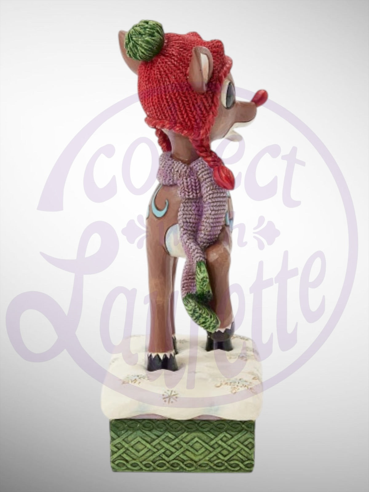 Jim Shore Rudolph Traditions - Rudolph with Knit Hat Figurine